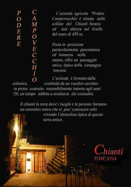 Country house Podere Campovecchio Rapale Italy
